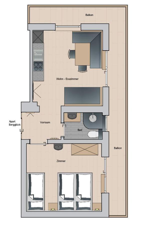 Pienz Apart Эц Экстерьер фото